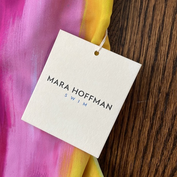 Mara Hoffman Women's Emma Cross Back One Piece Swimsuit - Picture 2 of 5